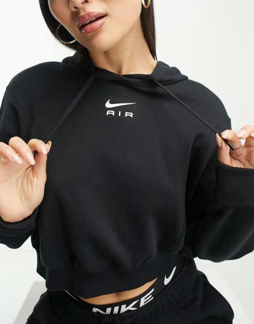 Felpa crop hot sale top nike