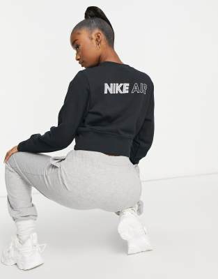 Nike Air cropped fleece crew neck 