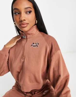 brown nike air sweater