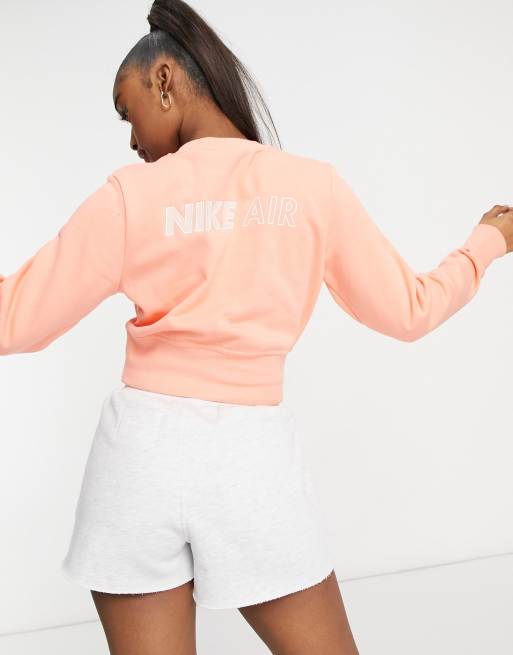 Nike air cheap crop sweatshirt