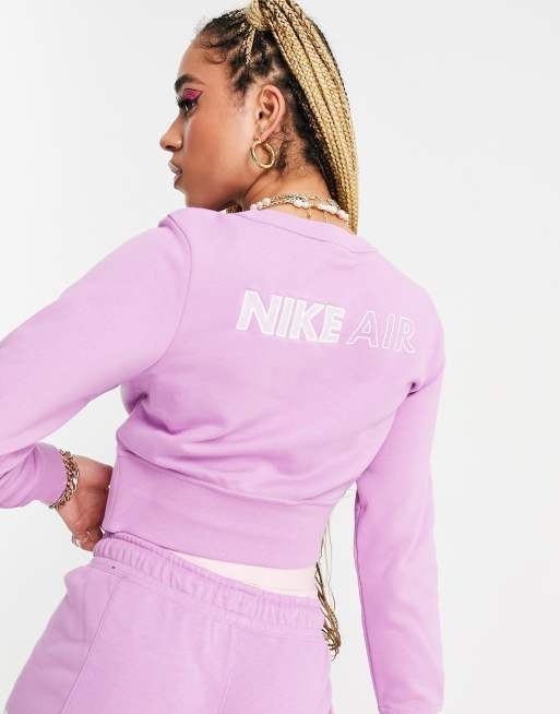 Nike air mauve store sweatshirt