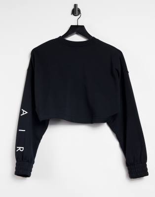 nike air cropped sweatshirt