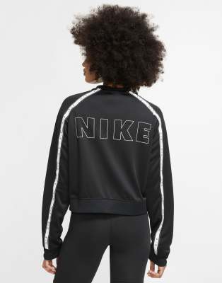 Nike air cropped zip through jacket in 