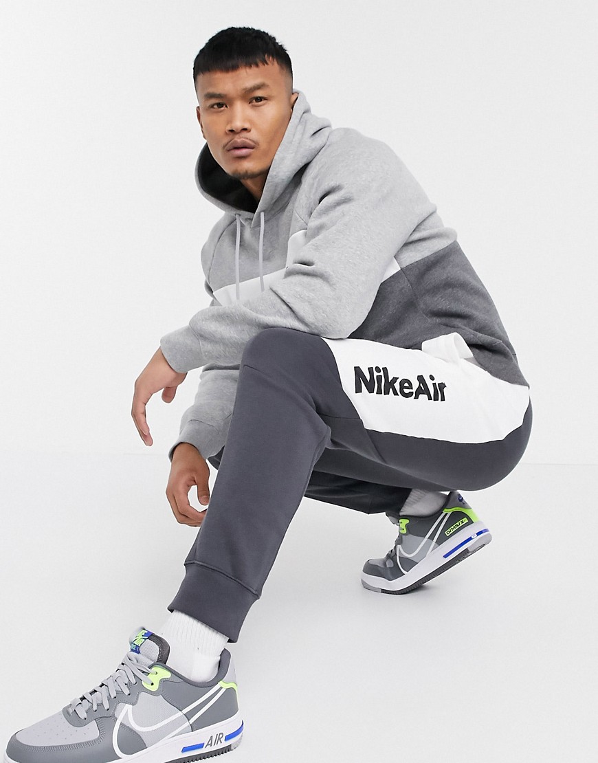 Nike Air cuffed joggers in grey
