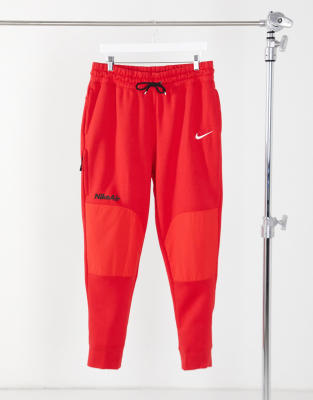 nike air red joggers