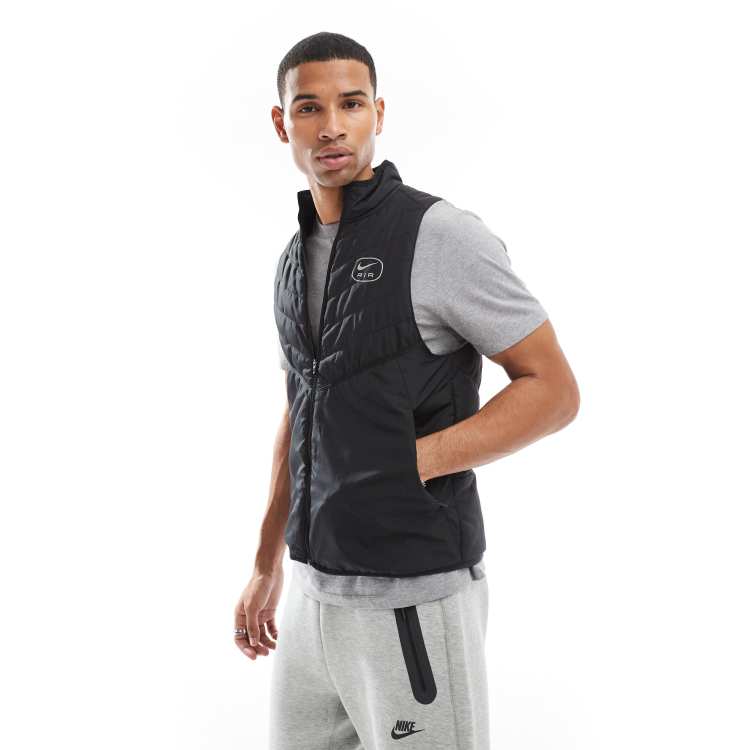 Nike Air Doudoune sans manches Noir ASOS