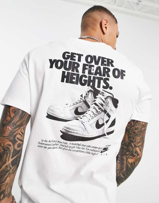 Nike Air Dunk T shirt imprim au dos Blanc