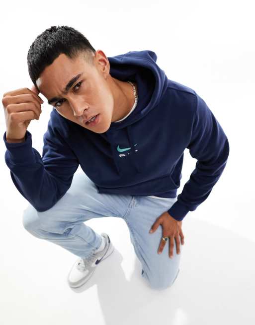 Nike air hot sale sweatshirt navy