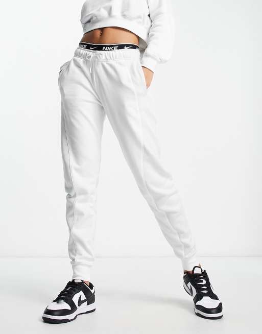 Nike Air fleece joggers in white ASOS