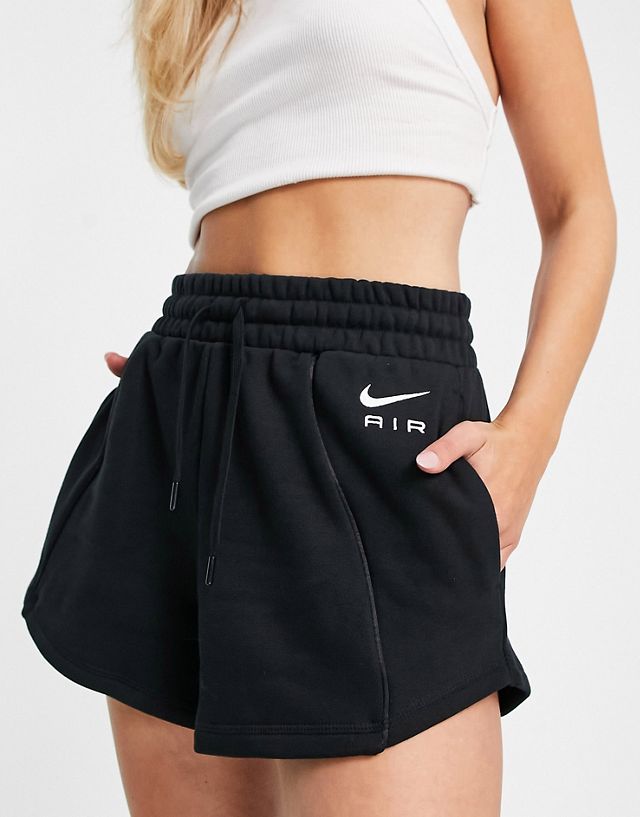 Nike Air fleece shorts in black TB6509