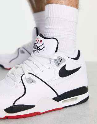 white nike air flight