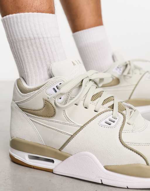 Nike – Air Flight 89 – Naturvita och beige träningsskor, 3 av 4