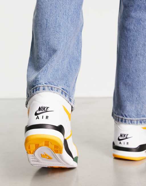 Nike air yellow and on sale white