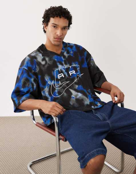 Nike Air football jersey in blue - view 1