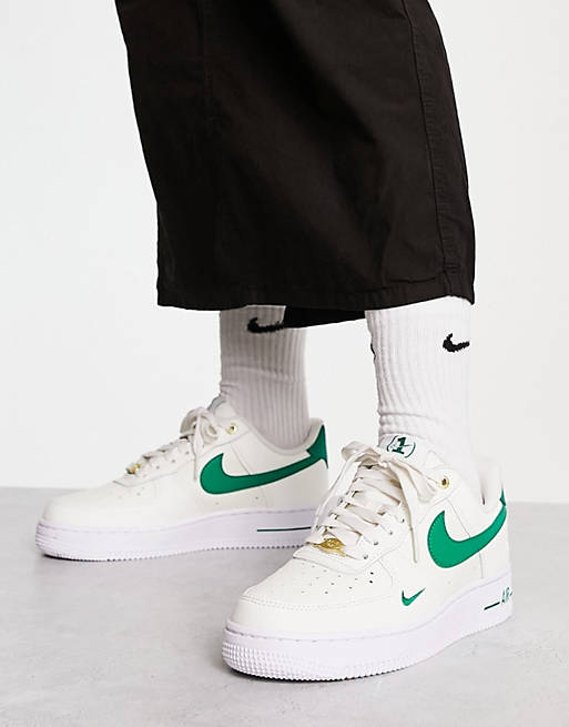 Nike - Air Force 1 '07 40th Anniversary - Sneakers bianco vela e verde