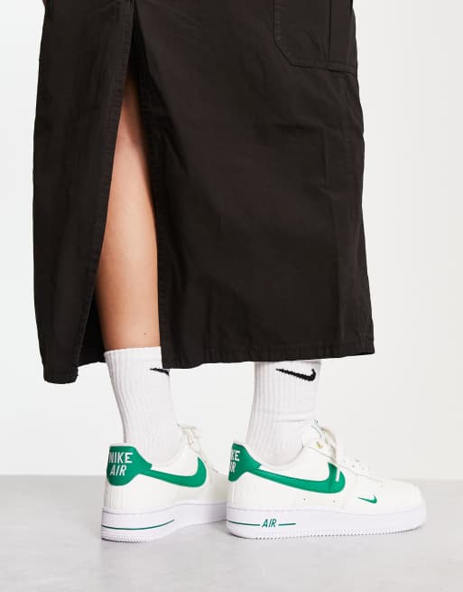 Nike Air Force 1 '07 40th anniversary sneakers in sail white and