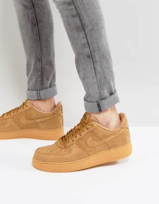 Nike - Air Force 1 '07 AA4061-200 - Scarpe da ginnastica beige basse in  lino | ASOS