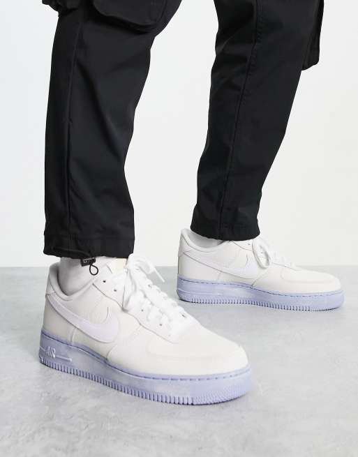 Nike Air Force 1 07 Baskets avec semelle grise Blanc