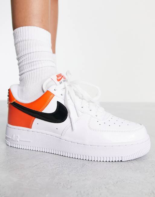 Air force outlet blanc et orange