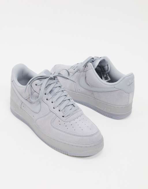 Nike air force 1 cheap grise daim