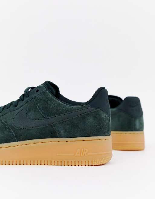 Nike Air Force 1 07 Baskets en daim Vert AA1117 300 ASOS