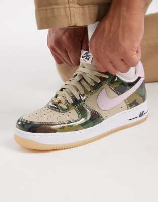 Nike - Air Force 1 '07 - Baskets - Marron/rose-Brown