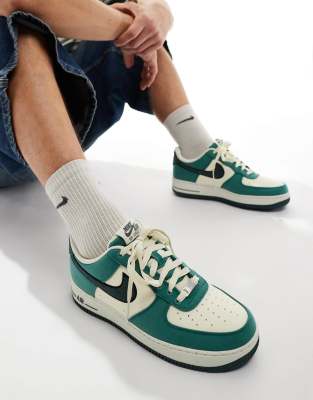 Nike - Air Force 1 '07 - Baskets - Vert et blanc