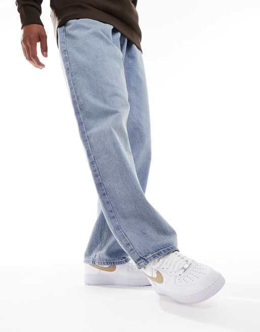 Nike – Air Force 1' 07 – Biało-beżowe buty sportowe, 4 z 5