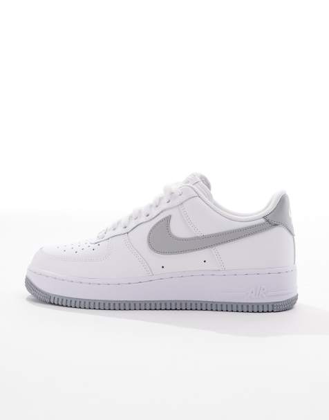Nike – Air Force 1 '07 – Biało-szare buty sportowe - view 1