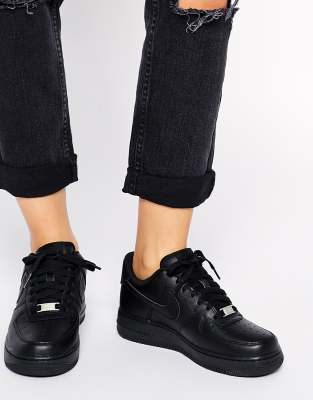 asos black air force 1