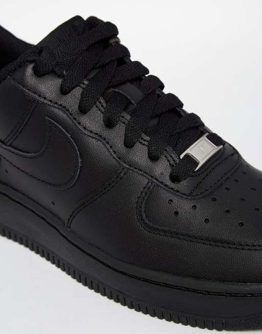 Air force outlet 1 black asos