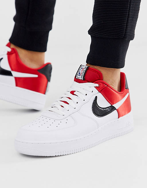 air force 1 nike bianche e rosse