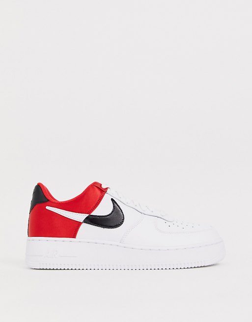 nike air force 1 donna rosse ورق جدران ضد الماء Nike - Air Force 1 '07 BQ4420-600 - Sneakers bianche/rosse ورق جدران ضد الماء
