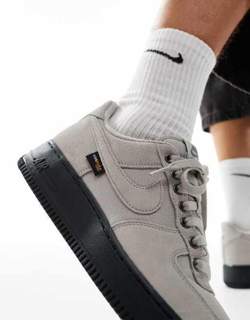 Nike Air Force 1 07 Cordura trainers light grey ASOS