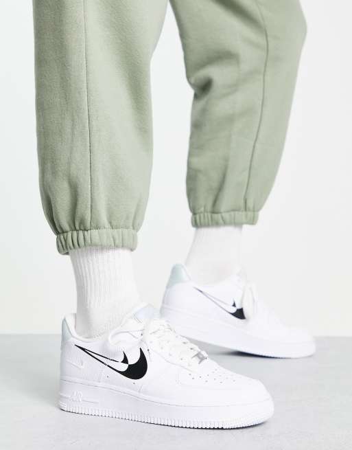 Nike Air Force 1 '07 Double Negative trainers in white | ASOS