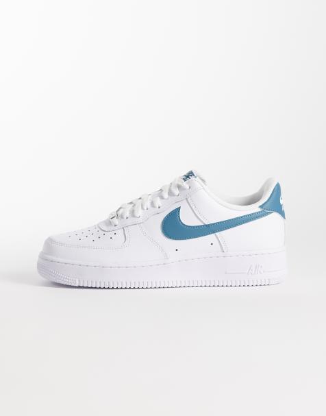 Nike – Air Force 1 '07 ESS – Biało-niebieskie buty sportowe - view 1