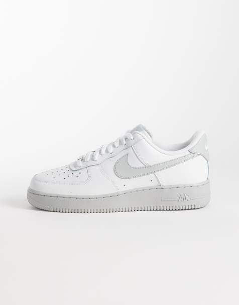 Nike - Air Force 1 '07 ESS - Sneakers bianche e grigie - view 1