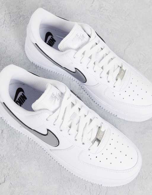 Nike Air Force 1 '07 Essential White / Light Silver Low Top Sneakers -  Sneak in Peace