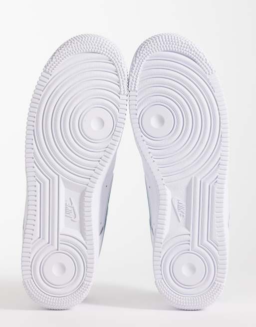 Nike Air Force 1 '07 ESS trainers white and blue, 5 of 5