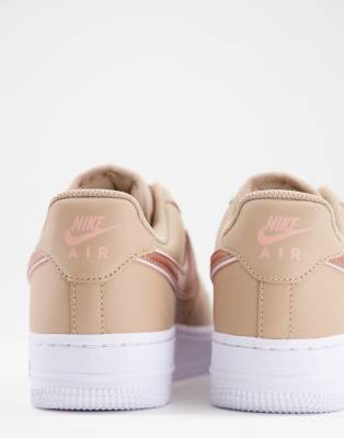 nike air force 1 rose gold