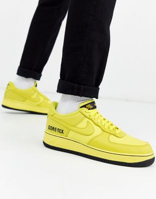 yellow gore tex af1