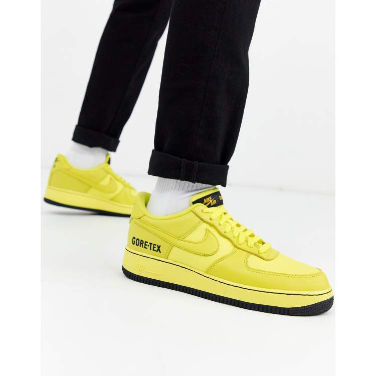 Nike Air Force 1 07 Gore Tex trainers in yellow CK2630 701 ASOS