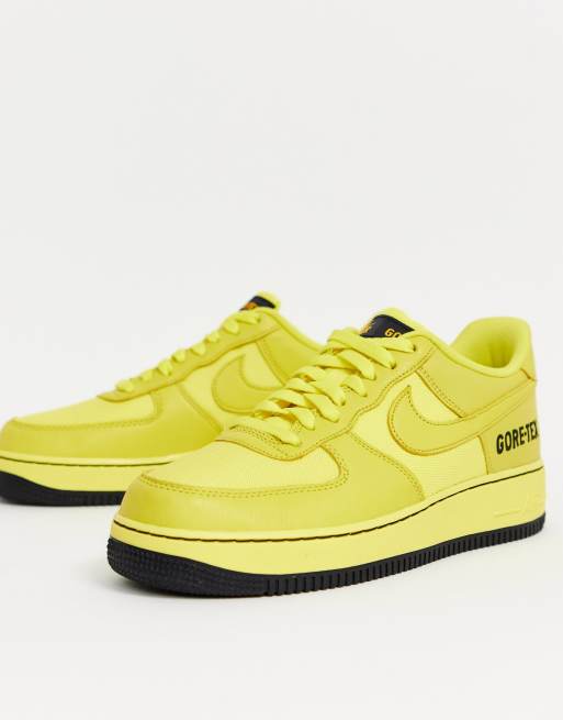 Nike Air Force 1 07 Gore Tex trainers in yellow CK2630 701