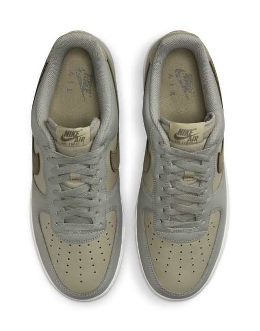 Nike – Air Force 1 '07 – Gröna sneakers för män , 3 av 4