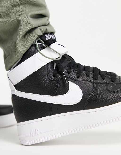 Nike Air Force 1 High '07 Sneaker in White/Black at Nordstrom, Size 12