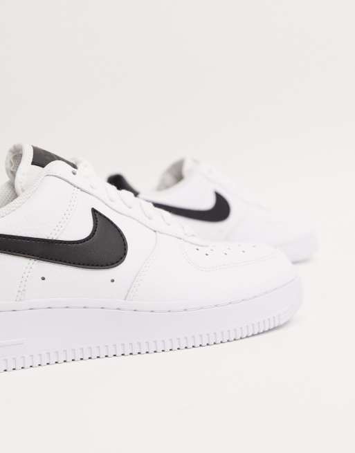 Nike Air Force 1 '07 - Hvide og sorte sneakers, 4 af 4