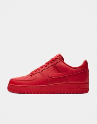 air force 1 in red