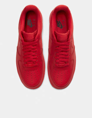 nike air force 1 with red