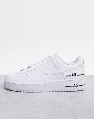 Nike Sportswear AIR FORCE 1 LV8 3 SU20 (GS) - Trainers - white/black/white  