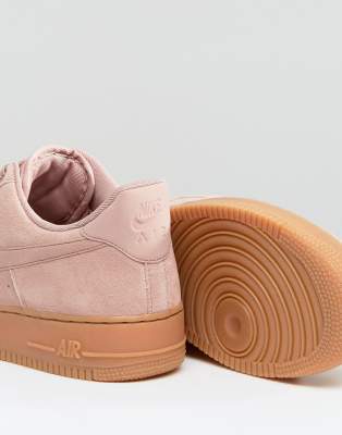 air force 1 rosa camoscio